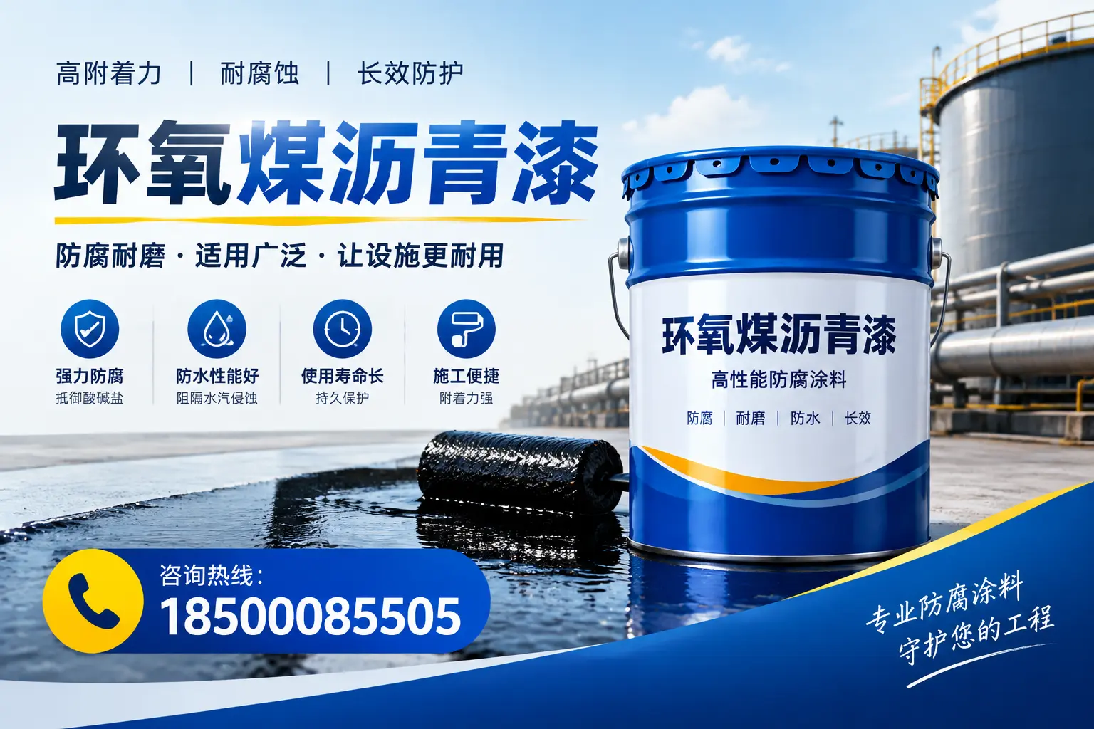 环氧煤沥青漆与其他涂料的对比分析,助力宣城企业决策